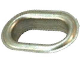Durable Zinc Plated Oval Shape Tarpaulin Eyelets Size 6040 Article No: 6040, Engineered for Superior Grip and Strength to Provide Long-Lasting Functionality in Industrial Tarpaulin Use